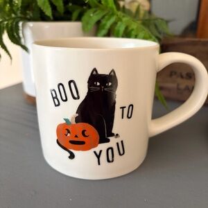 Halloween Black Cat Boo to You Coffee Mug🎃🐈‍⬛
